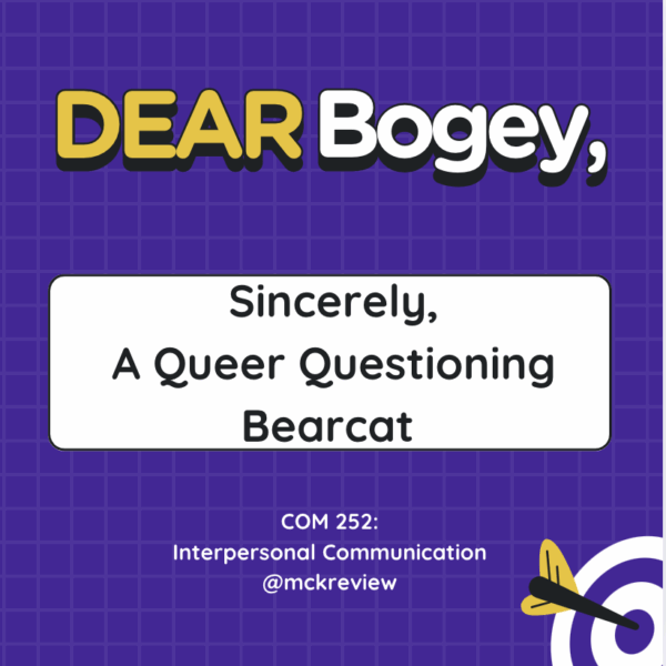 Dear Bogey: A Queer Questioning Bearcat